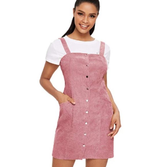 corduroy button down dress